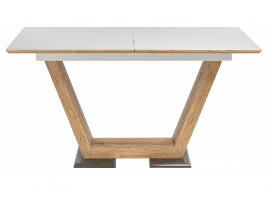 Стол на тумбе Иматра дуб монтана / белый в Кургане