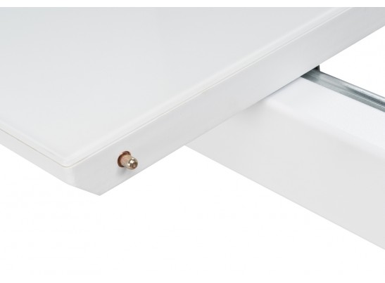 Стол на тумбе Санса 140 белая шагрень / грей в Кургане