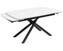 Стол Rivoli matt white marble sintered stone / black в Кургане