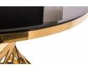 Стол Twist 130х74 gold / black в Кургане