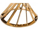 Стол Twist 130х74 gold / black в Кургане