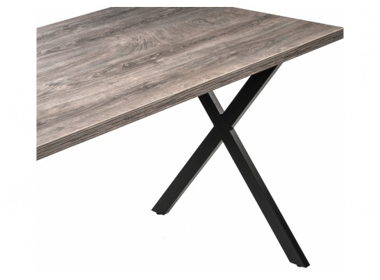 Стол Вик дуб рошелье / черный матовый в Кургане