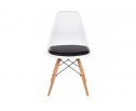 Стул Eames PC-011 белый / черный в Кургане