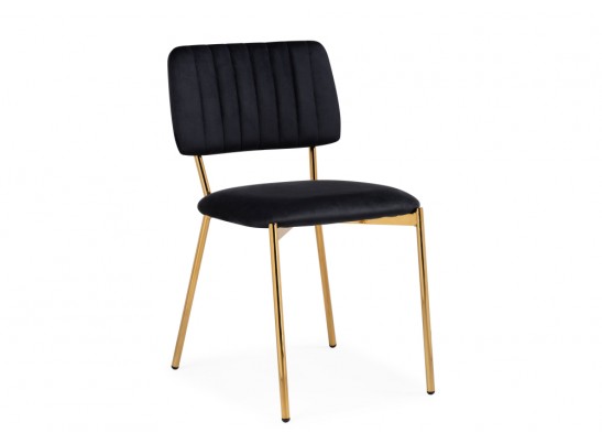 Стул на металлокаркасе Armond black / gold в Кургане