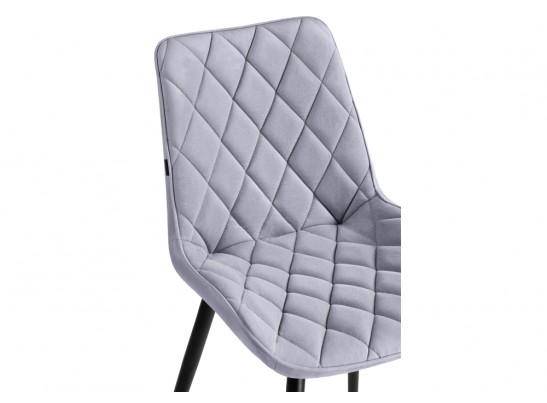 Стул на металлокаркасе Баодин черный / velutto 49 в Кургане