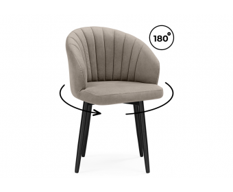 Стул на металлокаркасе Бэнбу крутящийся marseille 16 данс / черный