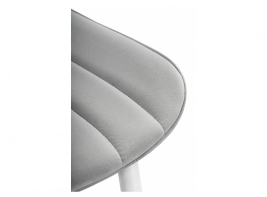 Стул на металлокаркасе Бриджеш velutto 52 / белый в Кургане