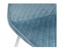 Стул на металлокаркасе Capri blue / white в Кургане