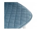 Стул на металлокаркасе Capri blue / white в Кургане