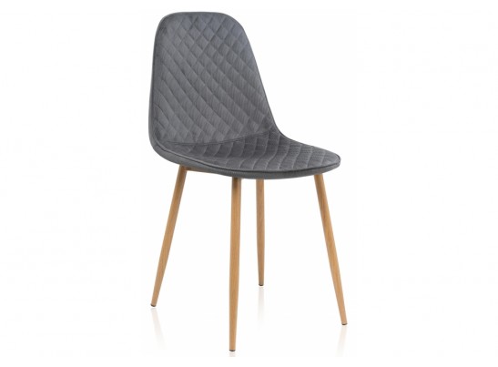Стул на металлокаркасе Capri grey / wood в Кургане