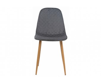 Стул на металлокаркасе Capri grey / wood