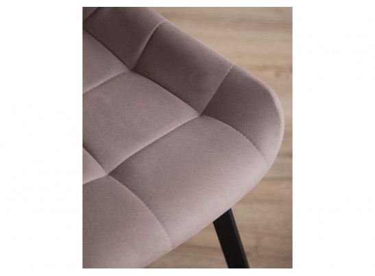 Стул на металлокаркасе Челси 360 П латте (zd 290) / черный в Кургане