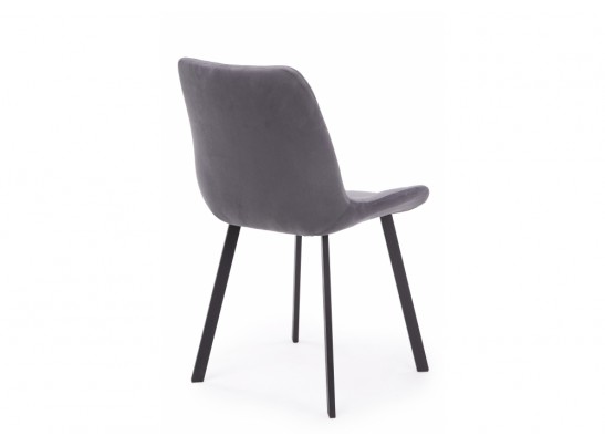 Стул на металлокаркасе Челси 360 П темно-серый (zd 995) / черный в Кургане