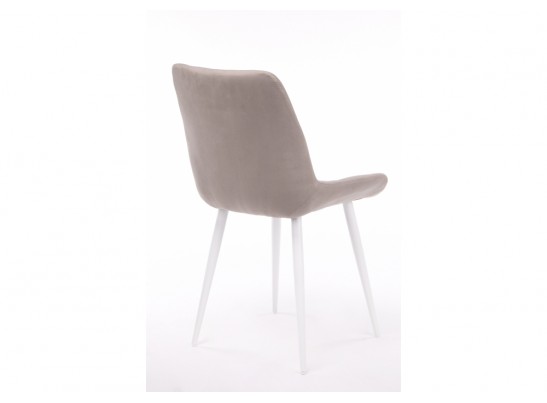 Стул на металлокаркасе Челси К латте (zd 290) / белый
