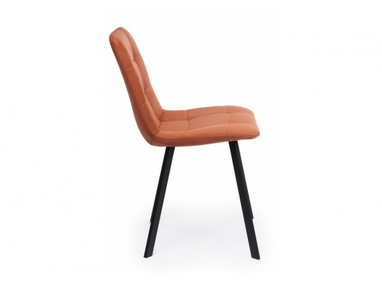 Стул на металлокаркасе Чилли терракотовый / черный в Кургане