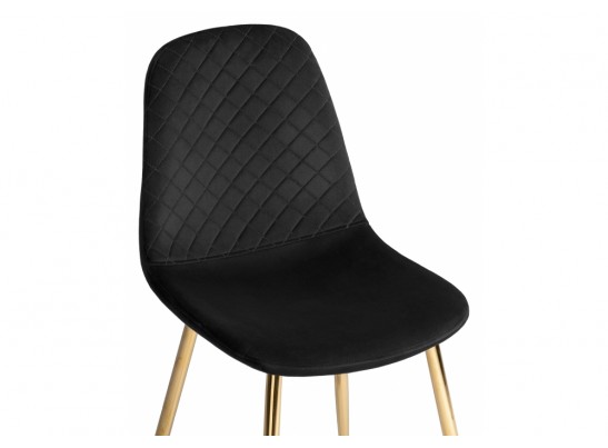 Стул на металлокаркасе Dabl black / gold в Кургане