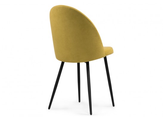 Стул на металлокаркасе Дагрун горчичный / черный в Кургане