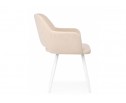 Стул на металлокаркасе Эолин бежевый (glory 03) / белый в Кургане