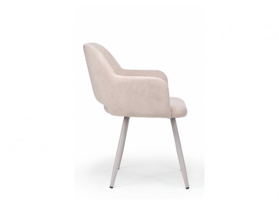 Стул на металлокаркасе Эолин латте (glory 10) / серый в Кургане