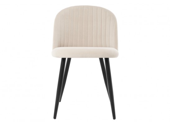 Стул на металлокаркасе Gabi 1 beige / black в Кургане