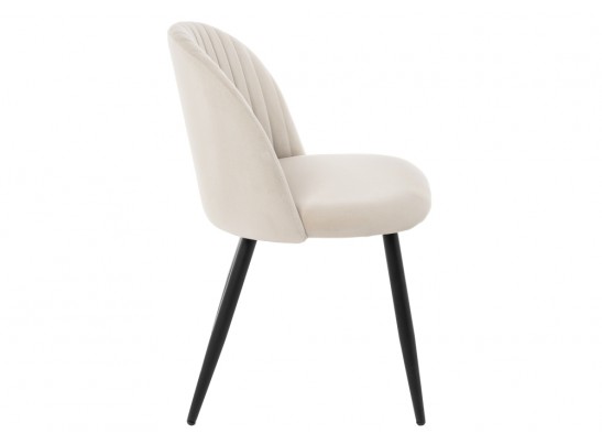 Стул на металлокаркасе Gabi 1 beige / black в Кургане