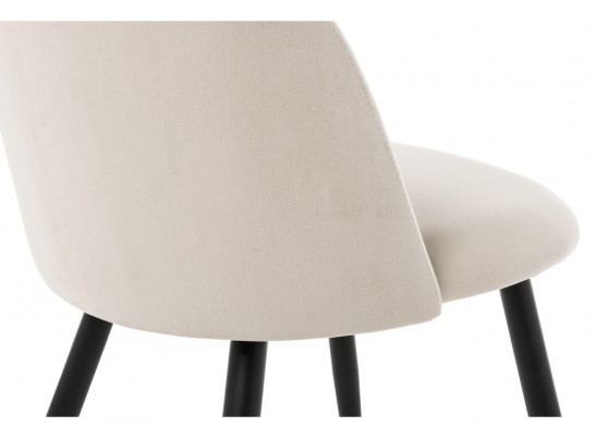 Стул на металлокаркасе Gabi 1 beige / black в Кургане