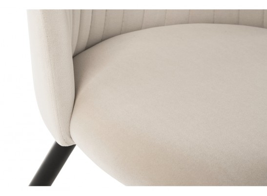 Стул на металлокаркасе Gabi 1 beige / black в Кургане