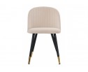 Стул на металлокаркасе Gabi beige / black / gold в Кургане