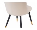 Стул на металлокаркасе Gabi beige / black / gold в Кургане
