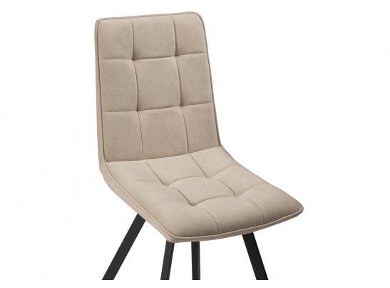 Стул на металлокаркасе Летисия бежевый / черный в Кургане