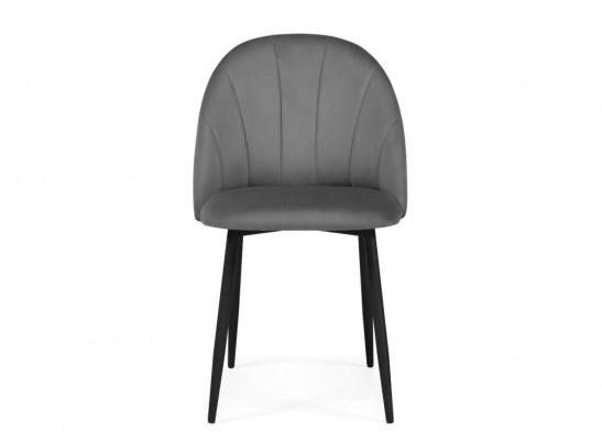 Стул на металлокаркасе Логан темно-серый / черный в Кургане