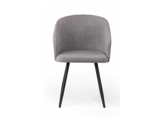 Стул на металлокаркасе Монер темно-серый (glory 20) / черный в Кургане