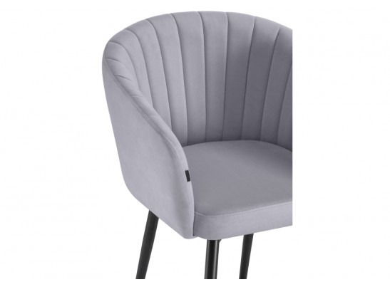 Стул на металлокаркасе Моншау velutto 49 / черный в Кургане