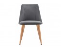 Стул на металлокаркасе Morgan dark gray / wood в Кургане