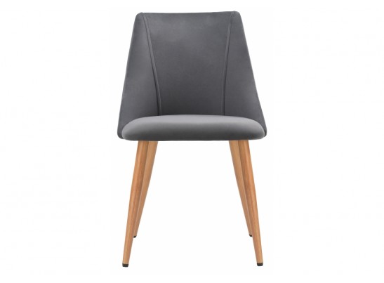 Стул на металлокаркасе Morgan dark gray / wood в Кургане