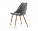 Стул на металлокаркасе Morgan dark gray / wood в Кургане