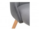 Стул на металлокаркасе Morgan dark gray / wood в Кургане