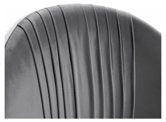 Стул на металлокаркасе SHT-ST35-1/S122 угольно-серый / темный орех / черный муар в Кургане