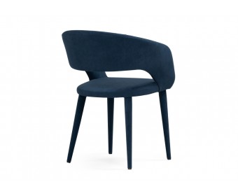 Стул на металлокаркасе Торган с чехлом катания дарк блю