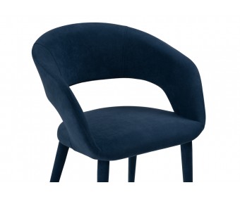 Стул на металлокаркасе Торган с чехлом катания дарк блю