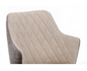 Стул Velen dark brown / beige fabric в Кургане