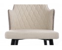 Стул Velen dark brown / beige fabric в Кургане