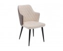 Стул Velen dark brown / beige fabric в Кургане