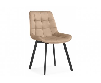 Стулья на металлокаркасе Челси 360 бежевый (ZD 210) / черный