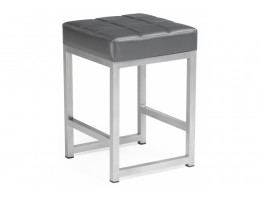 Табурет Khurkroks серый полимер / светлый мусс