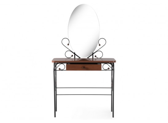 Туалетный столик Клео 3 черный / орех в Кургане