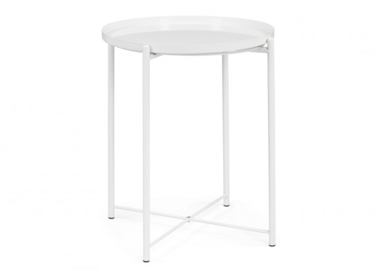 Журнальный столик-поднос Tray 1 46х52 white в Кургане