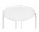 Журнальный столик-поднос Tray 1 46х52 white в Кургане