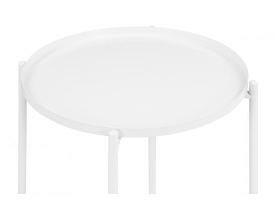 Журнальный столик-поднос Tray 1 46х52 white в Кургане