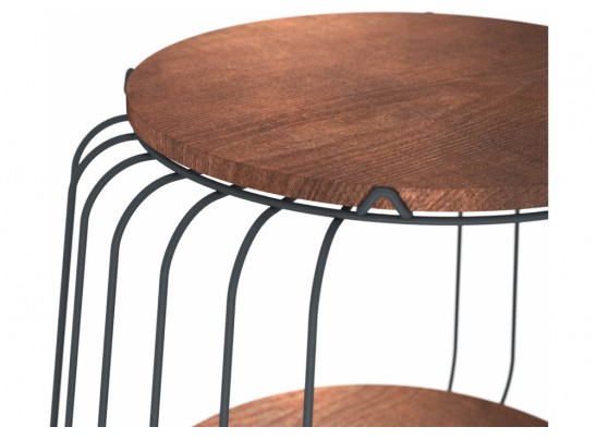 Журнальный столик Sheffilton SHT-CT70 кариф / антрацит в Кургане